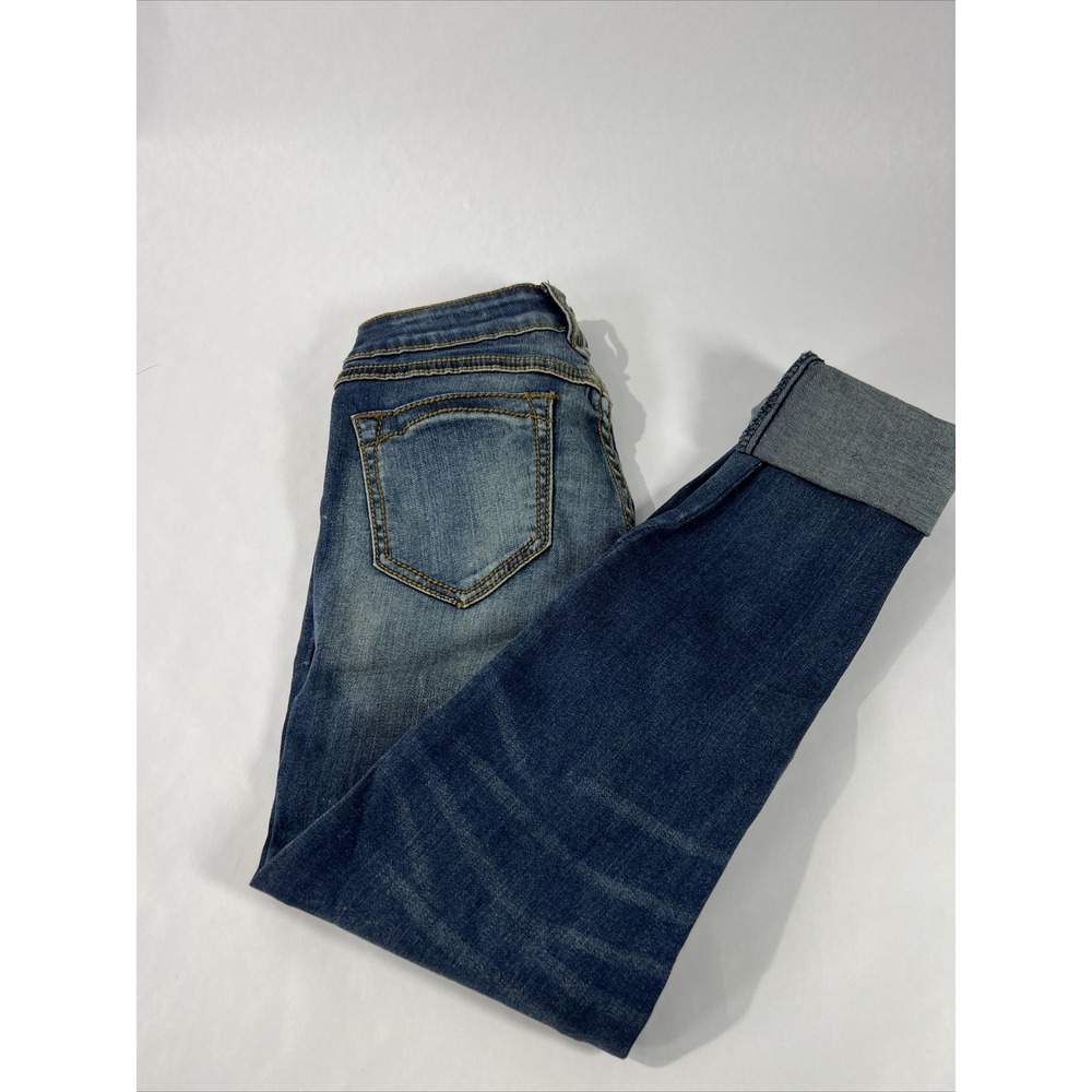Womens Jeans Bleuology Denim Size 5 Skinny Cuffed‎ Jegging Stretch